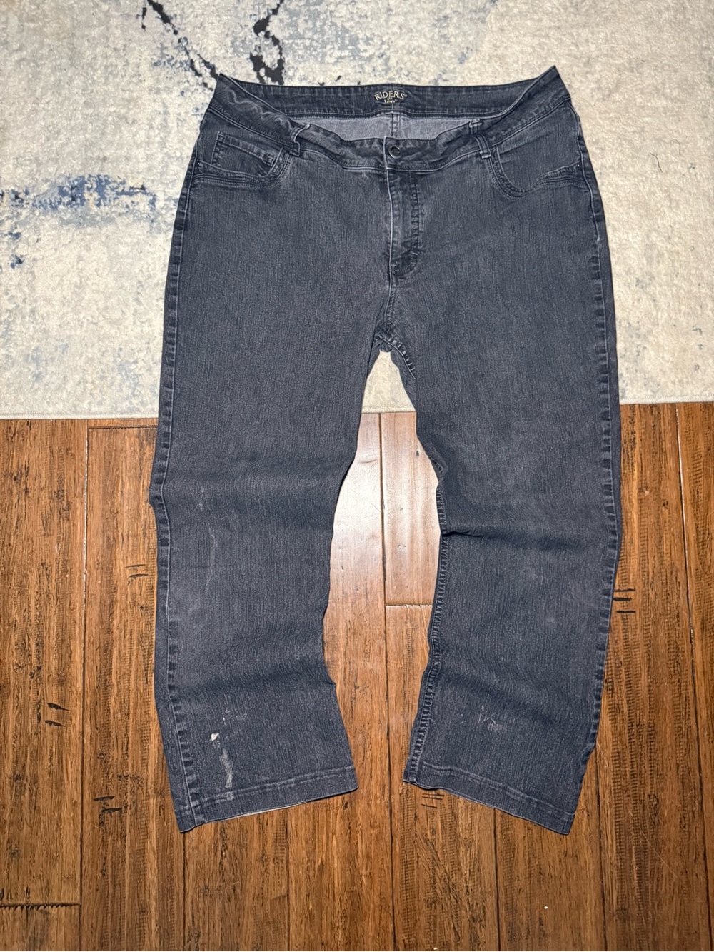 Riders by Lee Men’s Black Straight-Leg Jeans Size 36